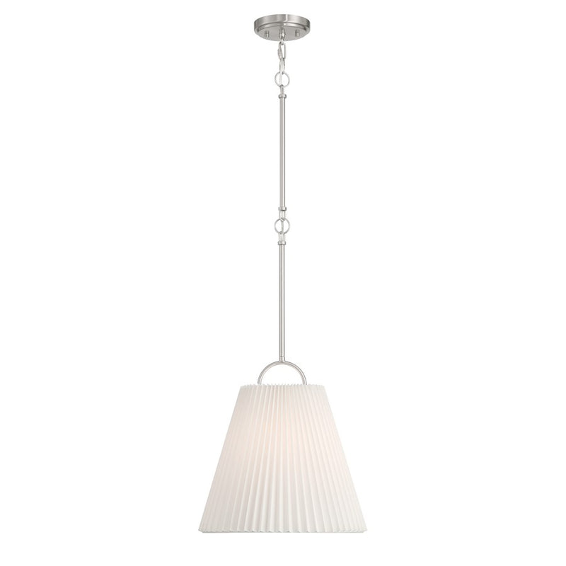 Savoy House Meridian 1Lt Pendant, Brushed Nickel