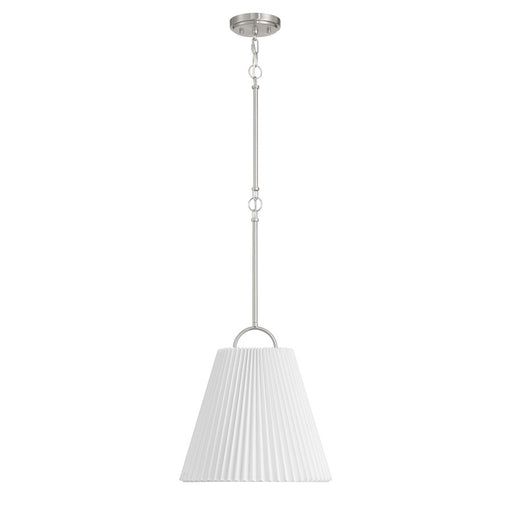 Savoy House Meridian 1Lt Pendant, Brushed Nickel