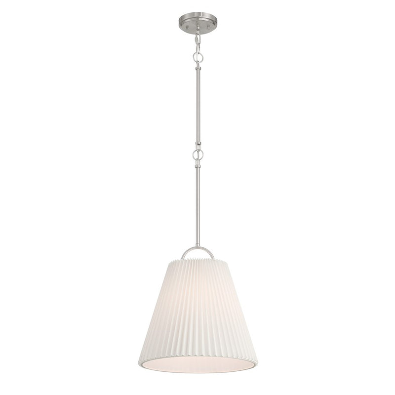 Savoy House Meridian 1Lt Pendant, Brushed Nickel