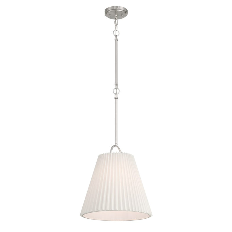 Savoy House Meridian 1Lt Pendant, Brushed Nickel