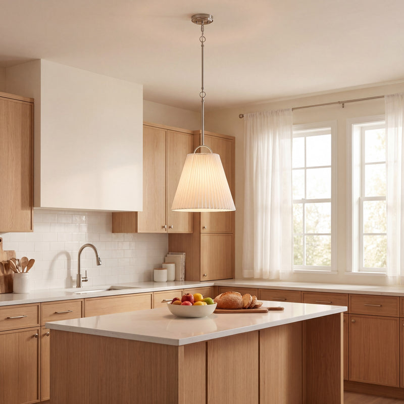 Savoy House Meridian 1Lt Pendant, Brushed Nickel