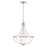 Savoy House Meridian 1Lt Pendant, Brushed Nickel/White Opal - M7047BN