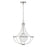 Savoy House Meridian 1Lt Pendant, Brushed Nickel/White Opal