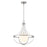 Savoy House Meridian 1Lt Pendant, Brushed Nickel/White Opal