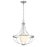 Savoy House Meridian 1Lt Pendant, Brushed Nickel/White Opal