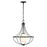 Savoy House Meridian 1Lt Pendant, Black/White Opal - M7047MBK