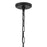 Savoy House Meridian 1Lt Pendant, Black/White Opal