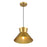 Savoy House Meridian 1Lt 12" Pendant, Natural Brass