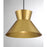 Savoy House Meridian 1Lt 12" Pendant, Natural Brass