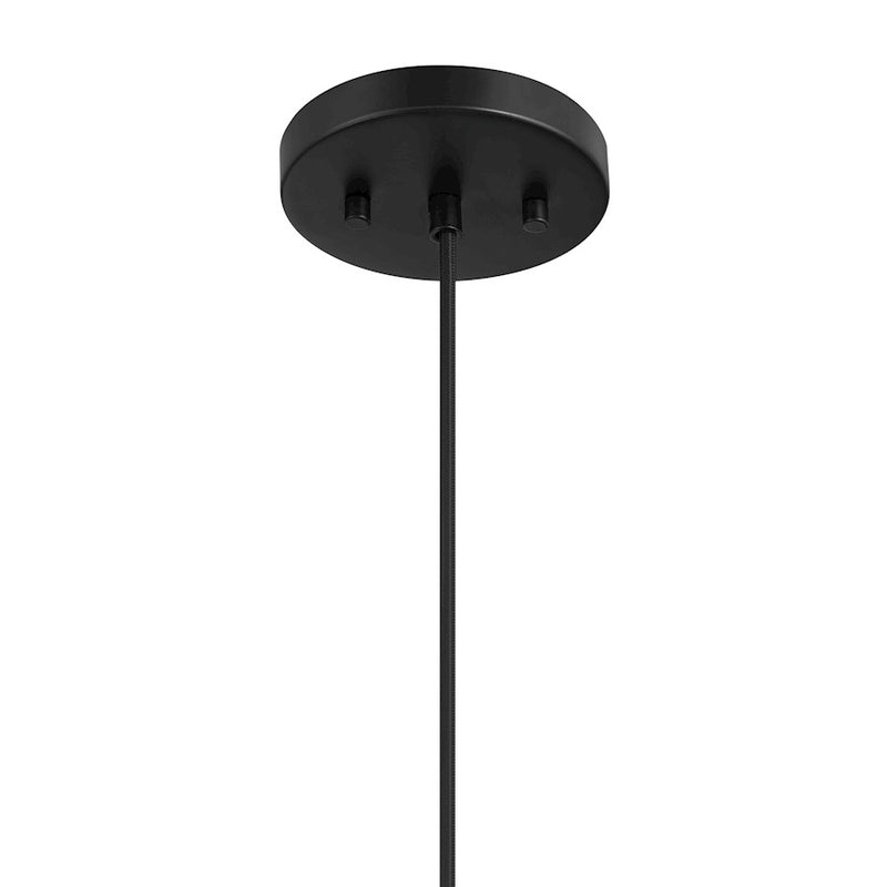 Savoy House Meridian 1Lt Pendant, Black/Hammered