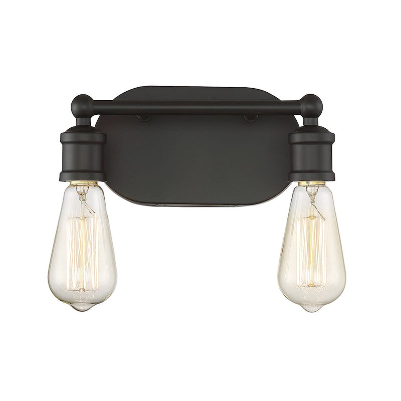 Savoy House 2-Light 10" Bathroom Vanity Light, Oil Rubbed Bronze
