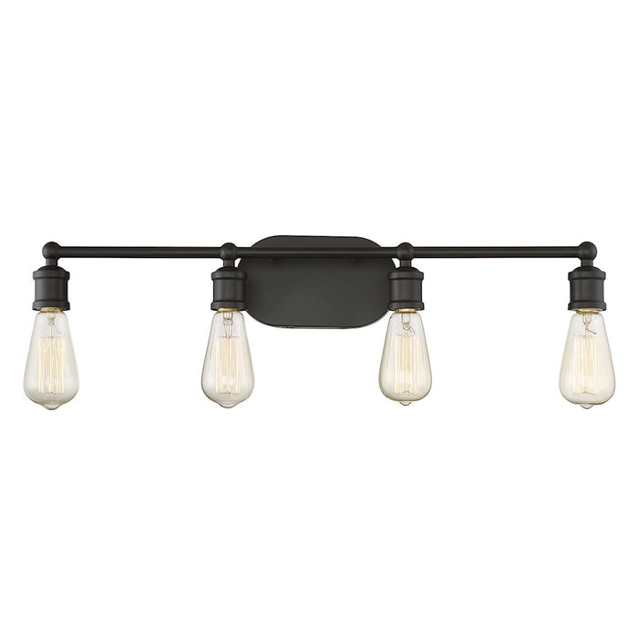 Savoy House 4-Light Bathroom Vanity Light, Oil Rubbed Bronze - M80013ORB