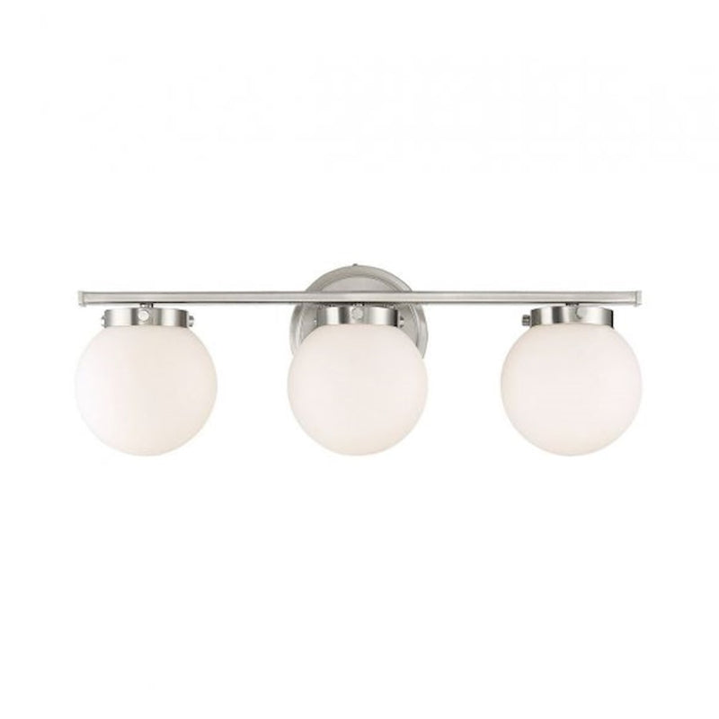 Savoy House 3-Light 24" Bathroom Vanity Light, Brushed Nickel 23