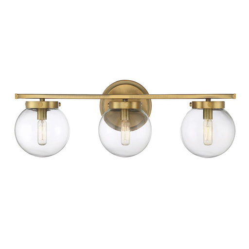 Savoy House 3-Light 24" Bathroom Vanity Light, Natural Brass 24 - M80024NB