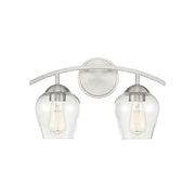Savoy House 2-Light 16" Bathroom Vanity Light, Brushed Nickel 31 - M80031BN