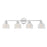 Meridian Transitional 4 Light Bathroom Vanity, Halophane