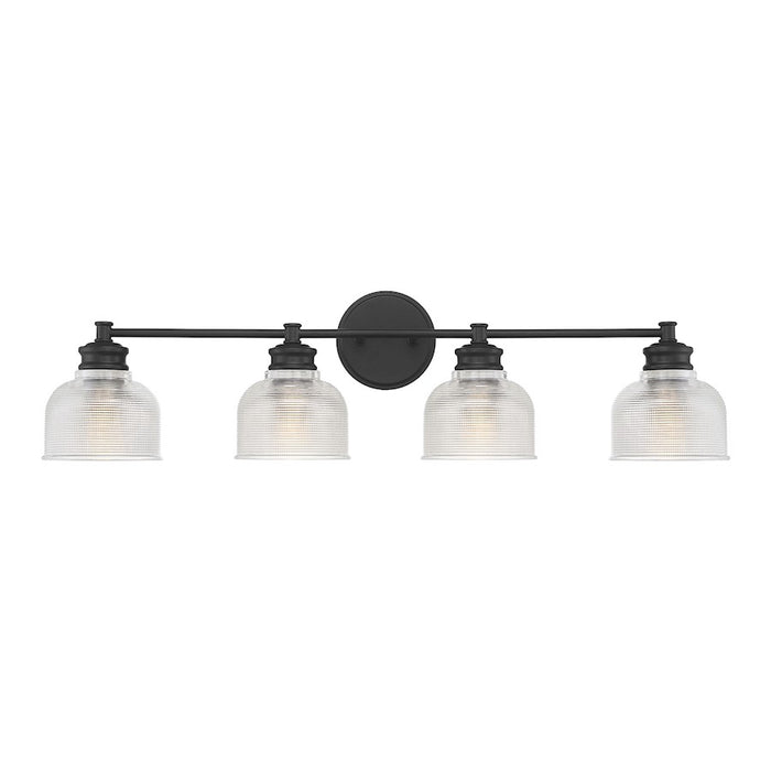 Savoy House 4-Light 32" Bathroom Vanity Light, Matte Black - M80036MBK