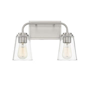 Savoy House 2-Light 15" Bathroom Vanity Light, Brushed Nickel 43 - M80043BN
