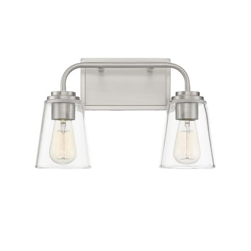 Savoy House 2-Light 15" Bathroom Vanity Light, Brushed Nickel 43 - M80043BN