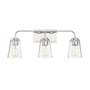 Savoy House 3-Light 24" Bathroom Vanity Light, Polished Nickel - M80044PN