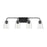 Savoy House 4-Light 32" Bathroom Vanity Light, Matte Black/Clear