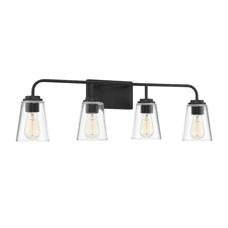 Meridian Industrial 4 Light 9" Bathroom Vanity