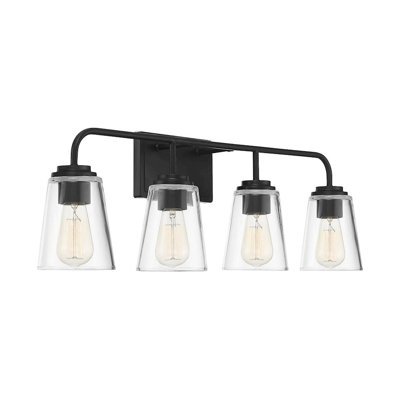 Meridian Industrial 4 Light 9" Bathroom Vanity