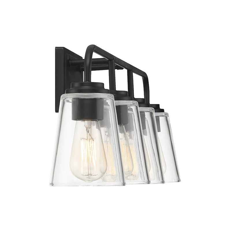 Meridian Industrial 4 Light 9" Bathroom Vanity