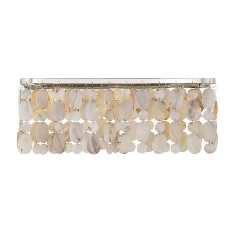 Savoy House 3-Light 8" Bathroom Vanity Light, Polished Nickel