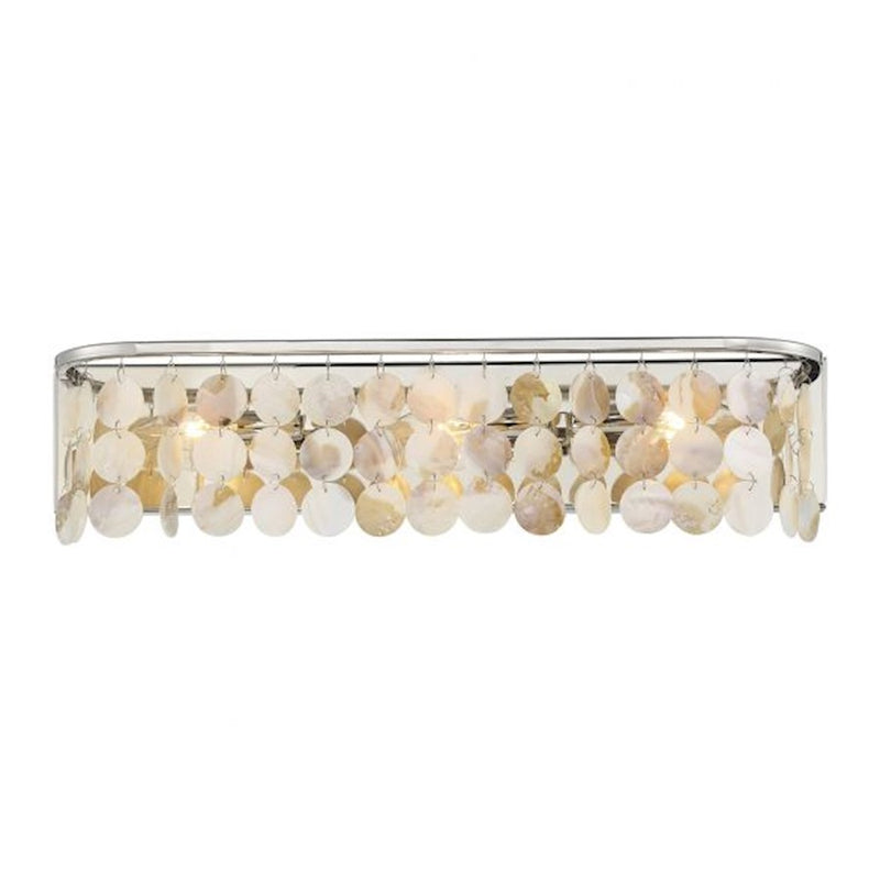 Savoy House 3-Light 5" Bathroom Vanity Light, Polished Nickel