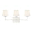 Savoy House 3-Light 24" Bathroom Vanity Light, Polished Nickel/Linen - M80053PN