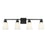 Savoy House 4-Light 31" Bathroom Vanity Light, Matte Black - M80056MBK