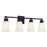 Savoy House 4-Light 31" Bathroom Vanity Light, Matte Black