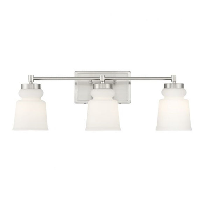Meridian Contemporary 3 Light 8" Bathroom Vanity