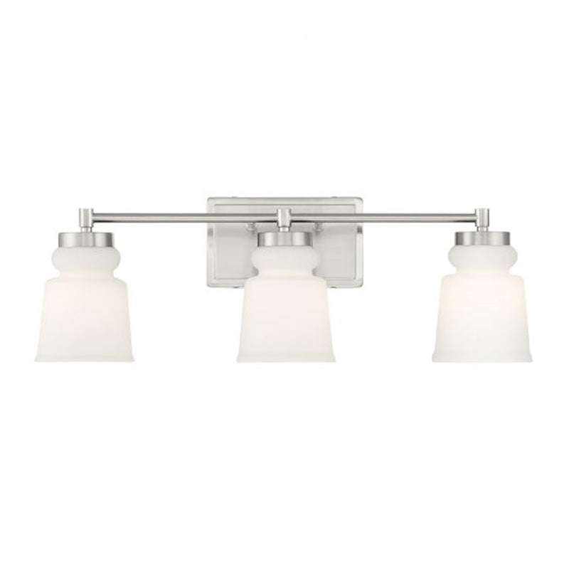 Meridian Contemporary 3 Light 8" Bathroom Vanity