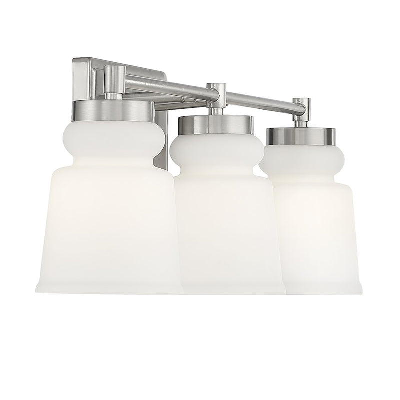 Meridian Contemporary 3 Light 8" Bathroom Vanity