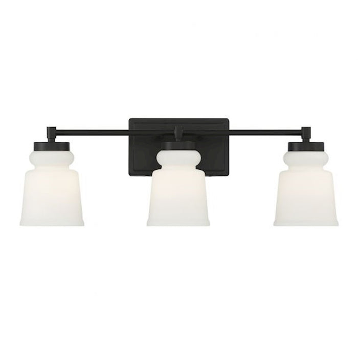 Meridian Contemporary 3 Light 8" Bathroom Vanity