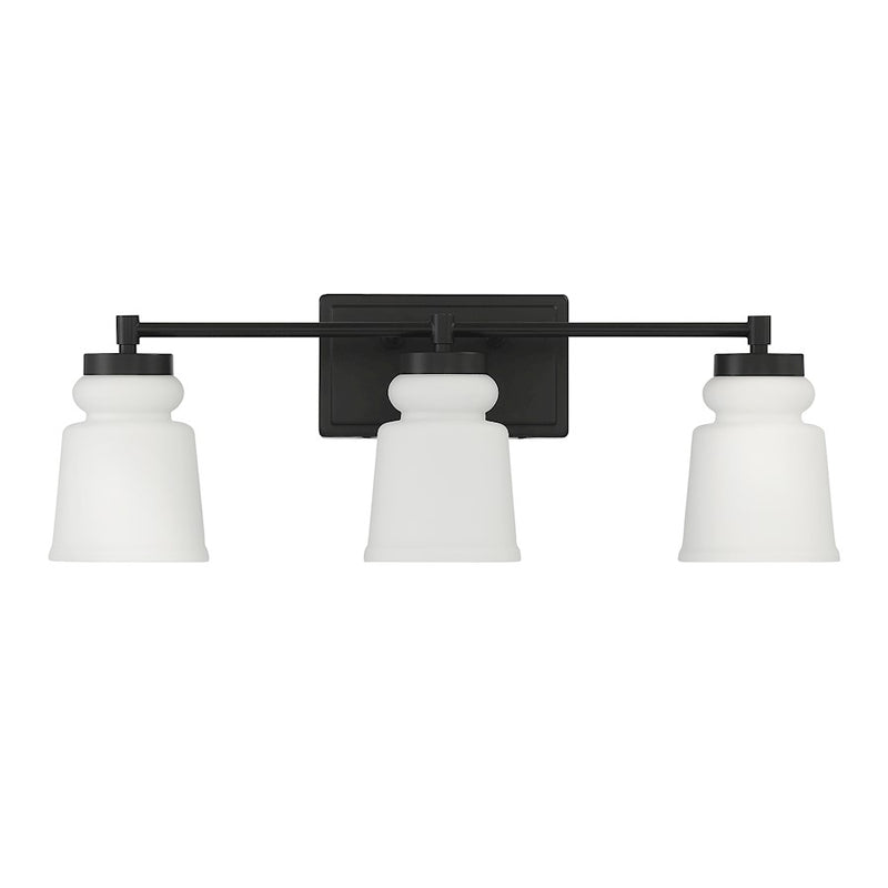 Meridian Contemporary 3 Light 8" Bathroom Vanity