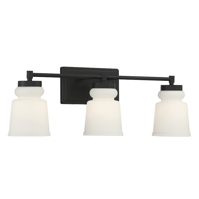 Meridian Contemporary 3 Light 8" Bathroom Vanity