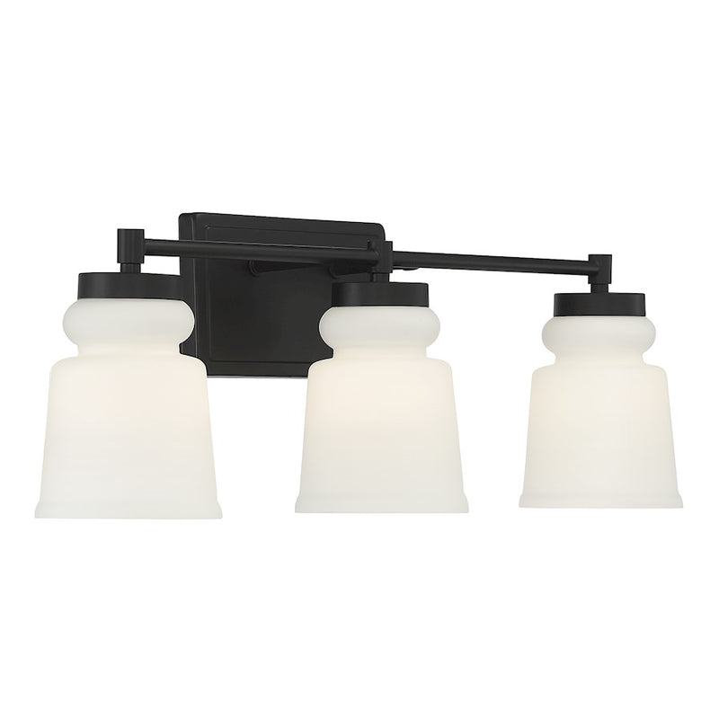Meridian Contemporary 3 Light 8" Bathroom Vanity