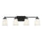 Savoy House 4-Light 32" Bathroom Vanity Light, Matte Black/Milk - M80059MBK