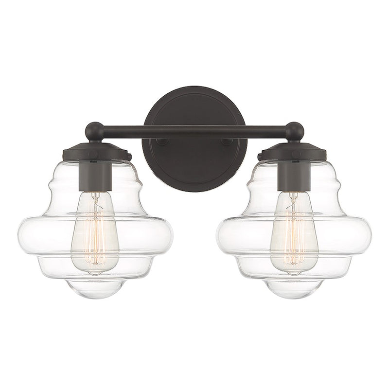 Savoy House 2-Light 17" Bathroom Vanity Light , Oil Rubbed Bronze