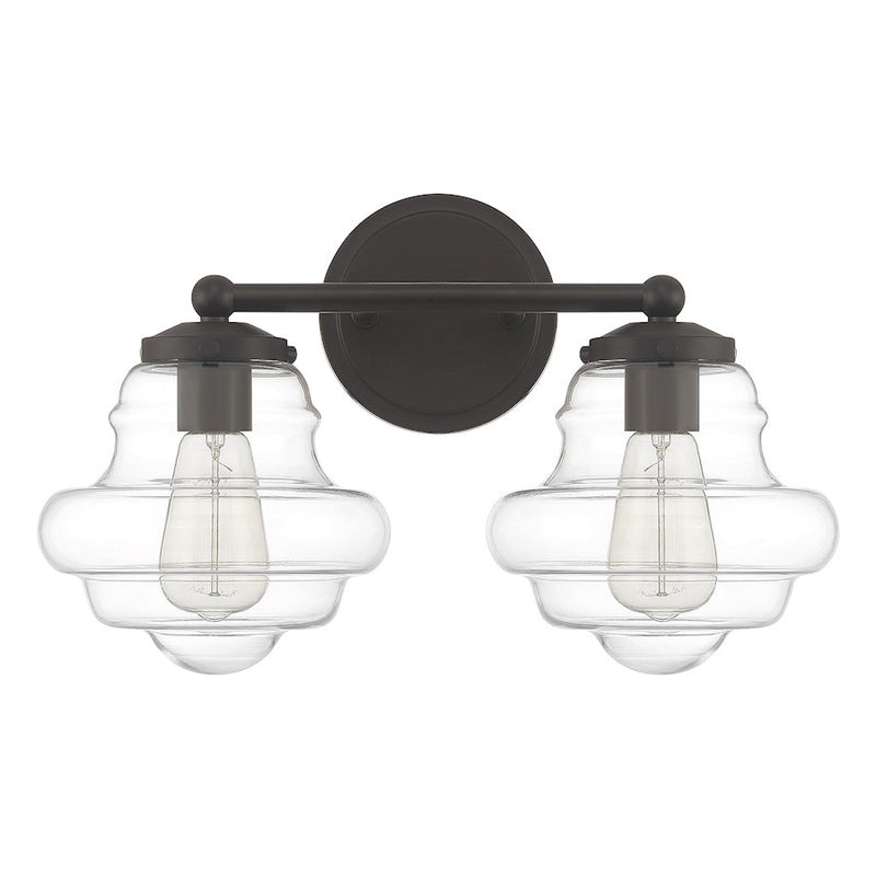 Savoy House 2-Light 17" Bathroom Vanity Light , Oil Rubbed Bronze