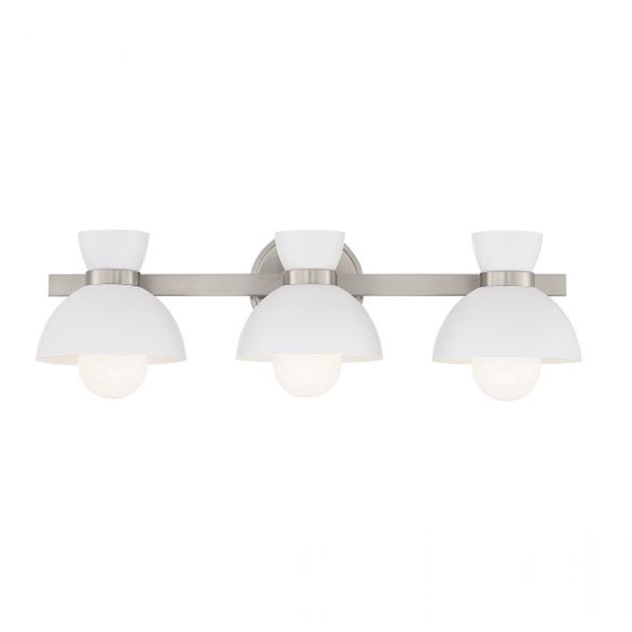 Savoy Meridian 3 Light Bathroom Vanity