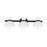 Savoy House 3-Light 25" Bathroom Vanity Light, Matte Black - M80075MBK