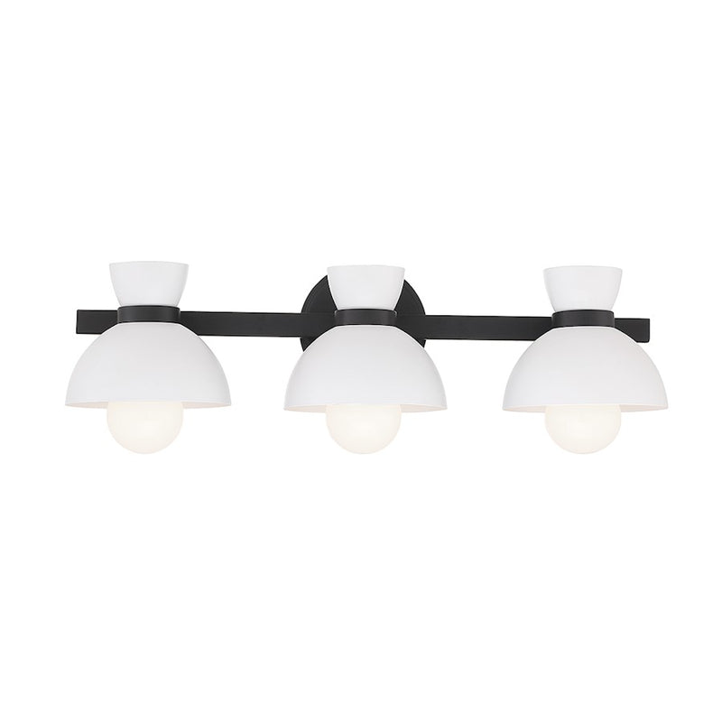 Savoy Meridian 3 Light Bathroom Vanity