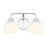 Savoy House Meridian 2Lt Bathroom Vanity Light, Chrome/White Opal - M80080CH