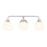 Savoy House Meridian 3Lt Bathroom Vanity Light, Nickel/White Opal - M80081BN