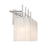 Savoy House Meridian 4Lt Bathroom Vanity Light, Nickel/White Strie