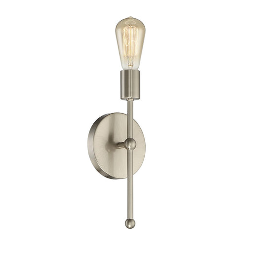 Savoy House 1-Light Wall Sconce, Satin Nickel - M90005-SN